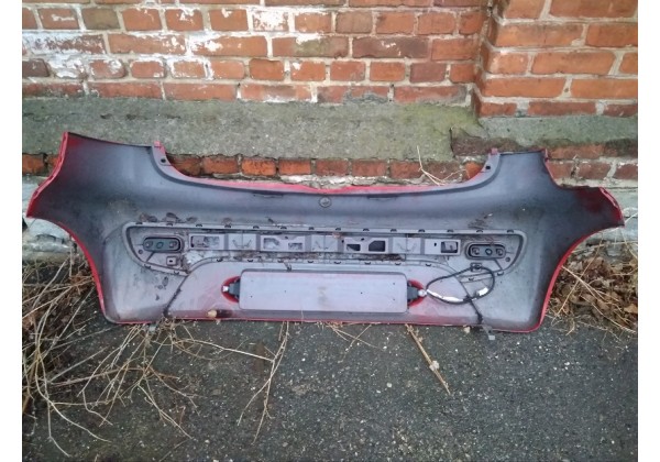 Бампер задній Citroen C1, Peugeot 107, 2005-2012, 9805757908, 52159-0H050